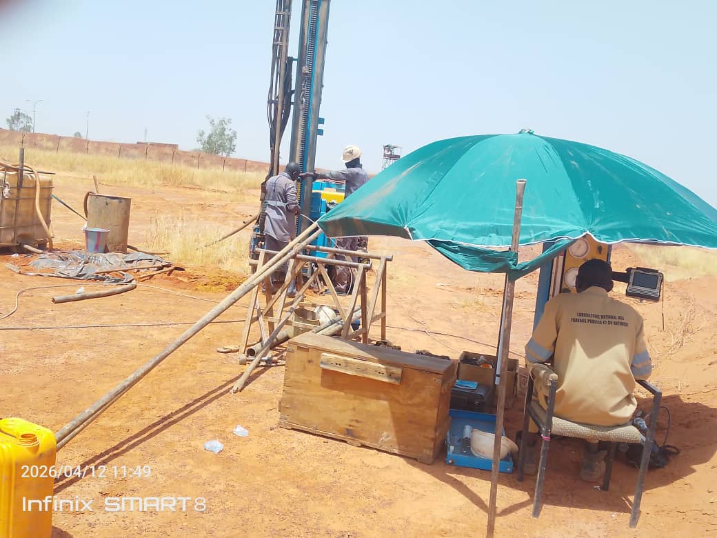 Étude Géotechnique pour la construction de cubes de stockage de carburant a Extension Sonidep SOREY